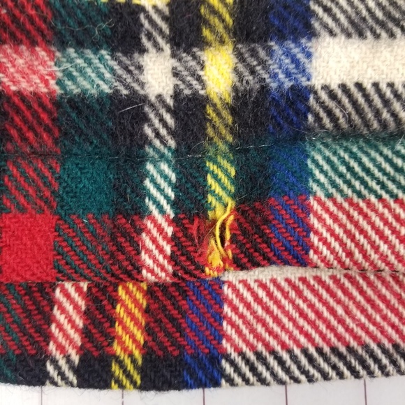 Vintage Men's Plaid Zip Up Scottish Tartan Hooded - Picture 4 of 8